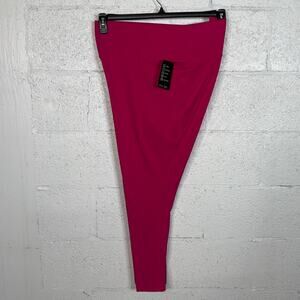 ID Ideology Plus Size Compression 7/8 Leggings, Pink Dragon fruit 3X